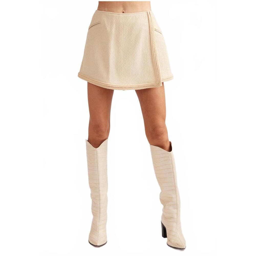 NEW S'EDGE amber skort in chalk
